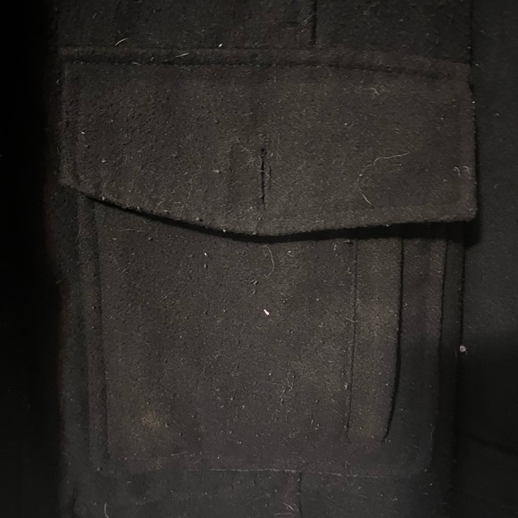 Mens Large Black & Grey Jacket with Hood - Picture 8 of 16